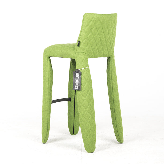 moooi monster barstool divina melange groen