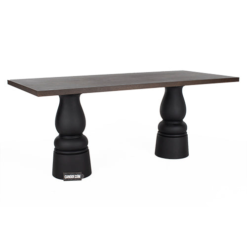 Moooi New Antiques Table zwart wengé