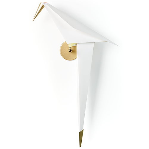 moooi perch light wall large lamp wit goud