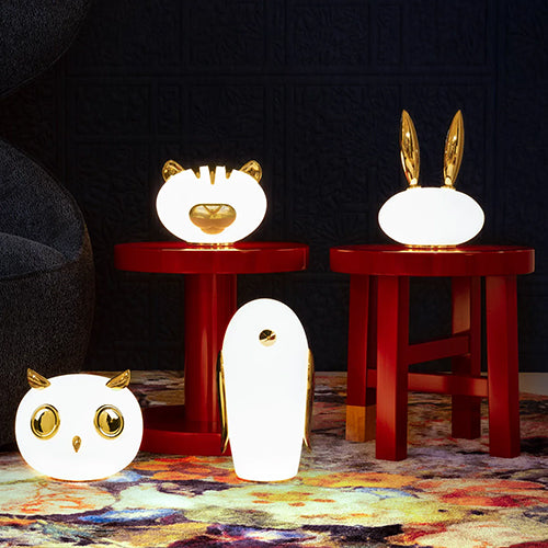 Moooi pet light family tafellampen goud wit
