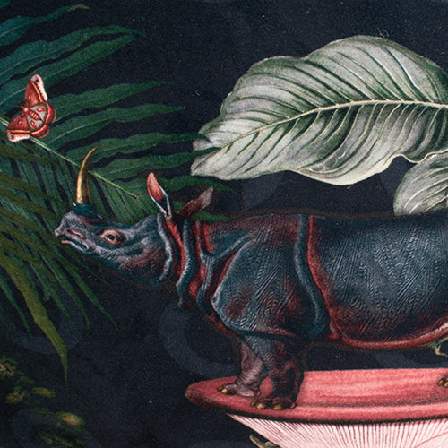 Moooi Pooof Menagerie of Extinct Animals Raven poef zwart