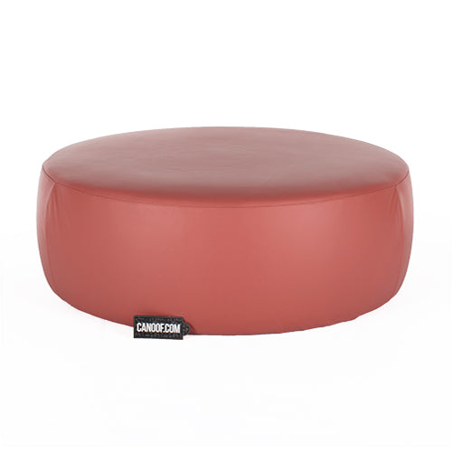 Moooi Pooof leder spectrum poef 120 cm roze