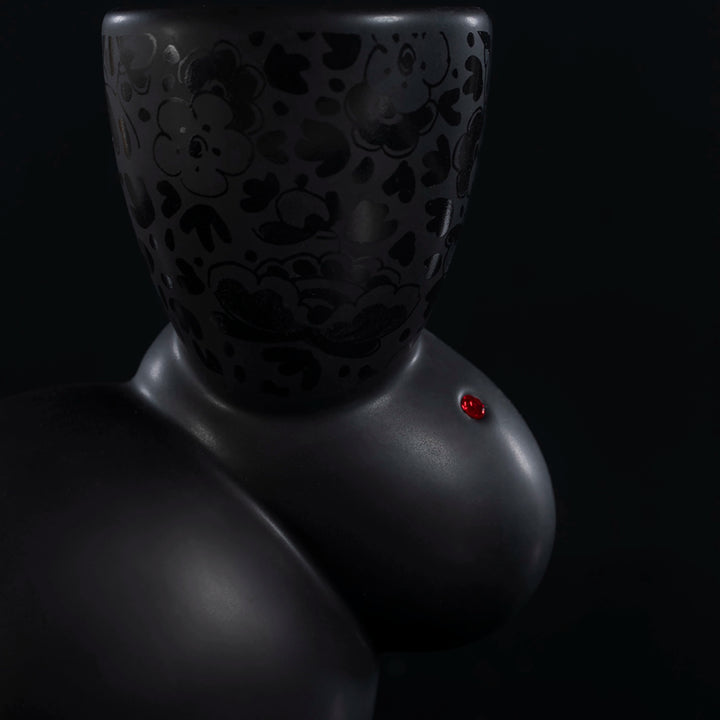 Moooi Delft Blue black edition vaas Rabbit