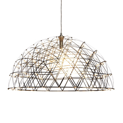 moooi raimond dome hanglamp zilver