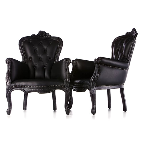 Moooi Smoke armchair zwart