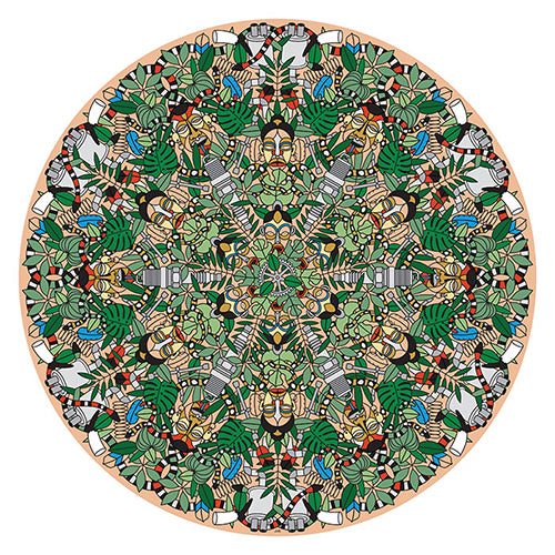 moooi carpets L'Afrique vloerkleed meerkleurig