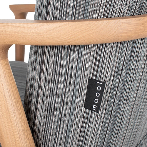 Moooi zio lounge chair manga blauw
