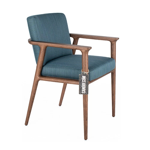Moooi Zio stoel blauw kaneel