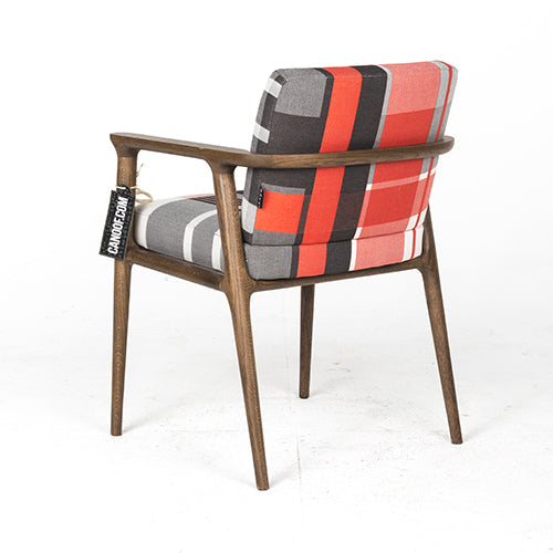 Moooi zio stoel tartanic rood grijs