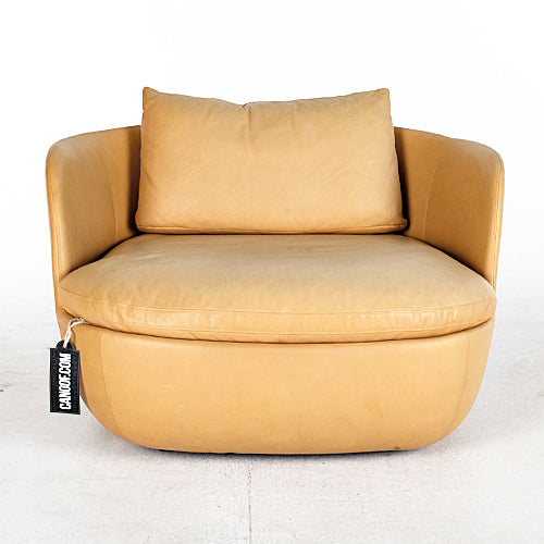 Moooi bart armchair geel leder