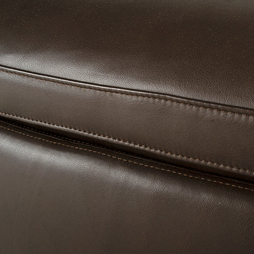Moooi Bart poef ottoman bruin leder