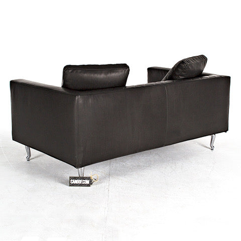 Moooi Boutique Servino bank leder antraciet