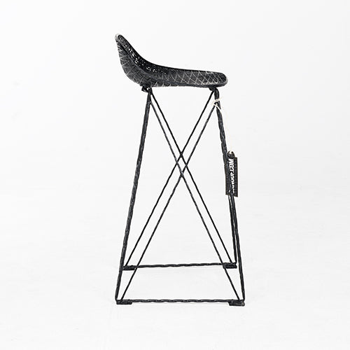 moooi carbon bar stool laag zwart