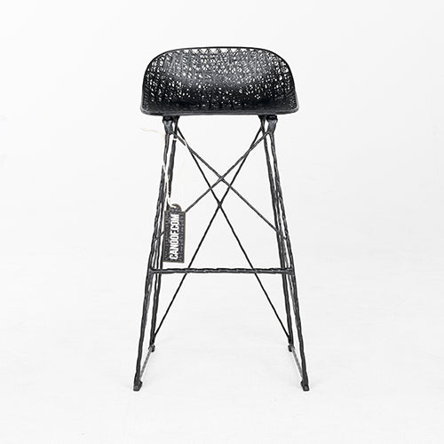 moooi carbon bar stool laag zwart