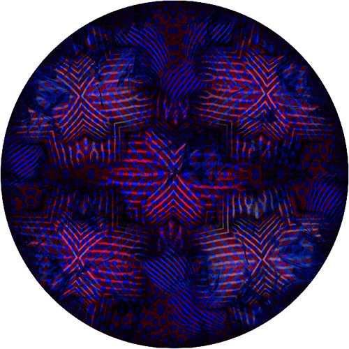 moooi carpets umbrella squid vloerkleed paars blauw