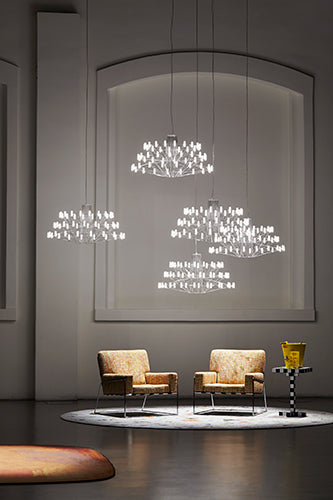 moooi coppelia hanglamp chroom kleur