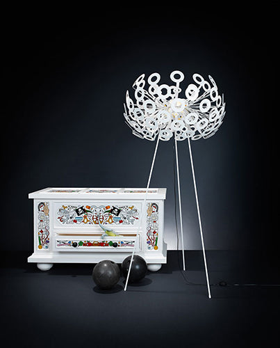 moooi dandelion vloerlamp wit