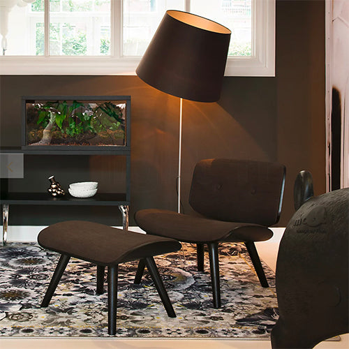 Moooi Double shade vloerlamp zwart
