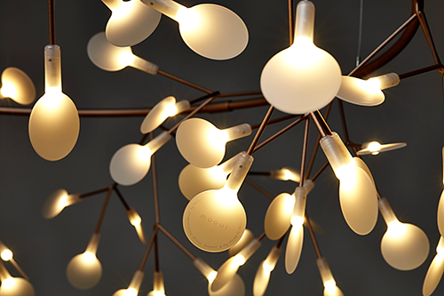 moooi heracleum endless hanglamp koper kleur