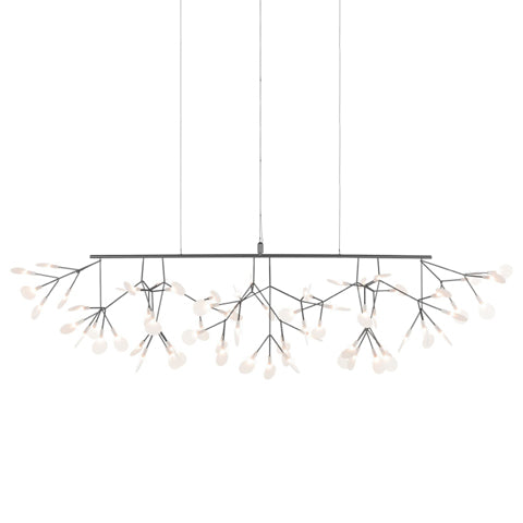 Heracleum linear hanglamp nikkel
