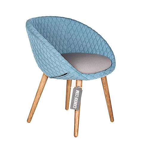 Moooi Love Chair turquoise/grijs