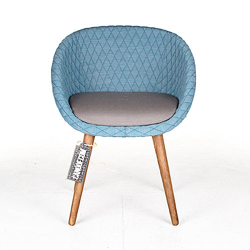 moooi love chair turqouise grijs