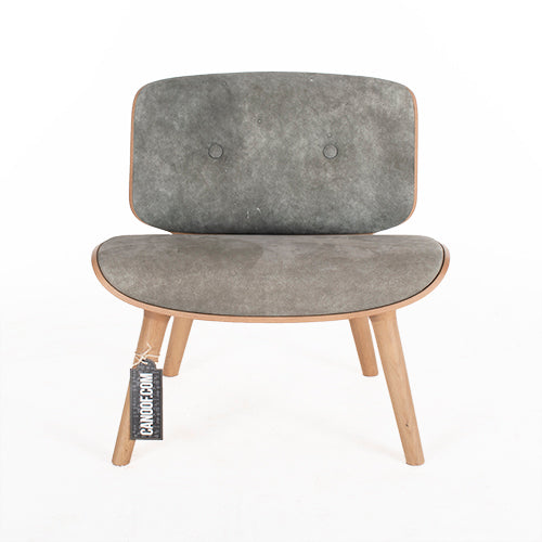 Moooi nut lounge chair grijs