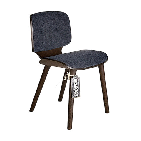 Moooi Nut stoel antraciet wenge