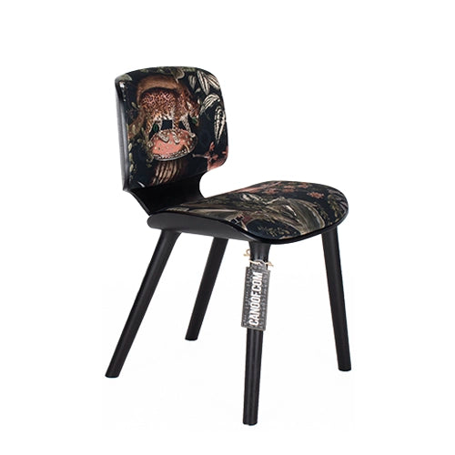 Moooi Nut stoel extinct animals zwart
