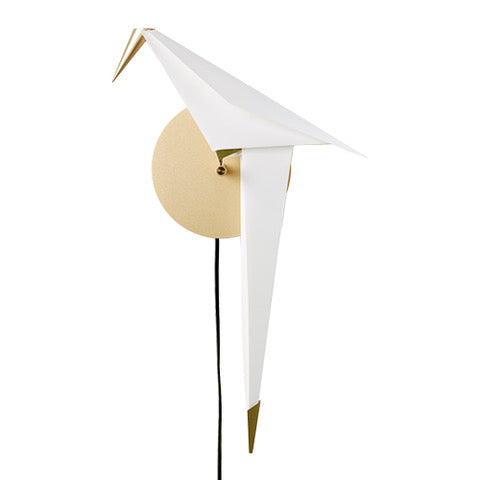 Moooi perch Light wand lamp large wit goud