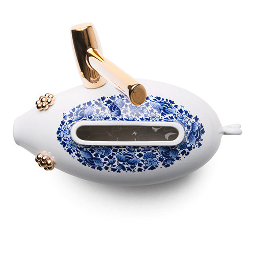 moooi piggy bank vaas spaarpot blauw