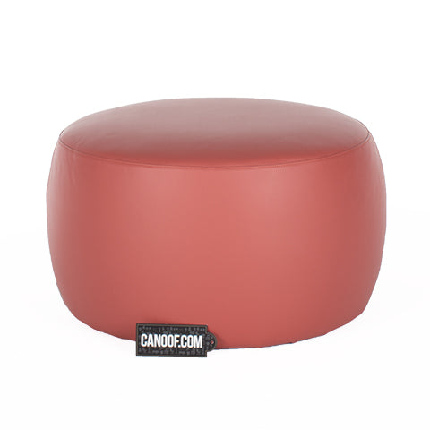 Moooi Pooof poef leder red brown 70 cm