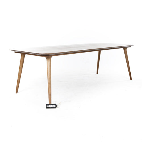 moooi zio dining table kaneel bruin