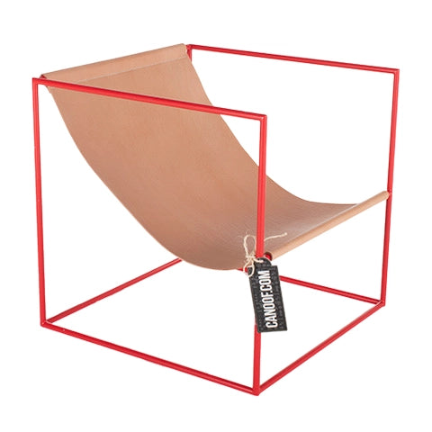 Muller van Severen solo seat rood cognac