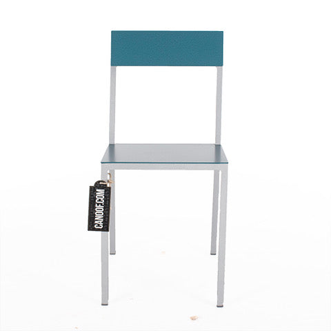 Maarten van severen alu stoel blauw