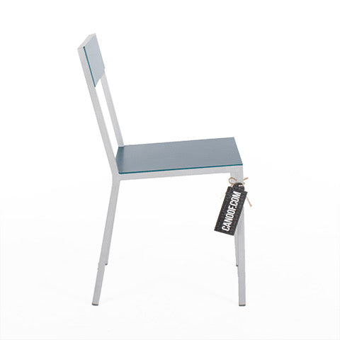 Maarten van severen alu chair blauw