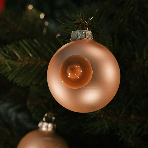 Seletti Nipple kerstballen roze
