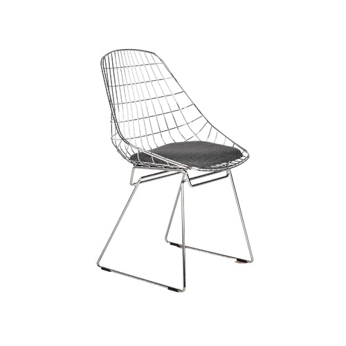 Pastoe Wire chair chroom antraciet
