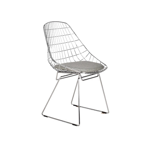 Pastoe Wire chair chroom lichtgrijs