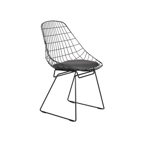 Pastoe Wire chair zwart antraciet