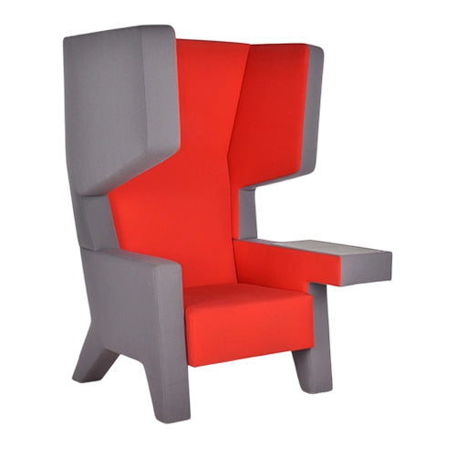Prooff Earchair grijs/rood