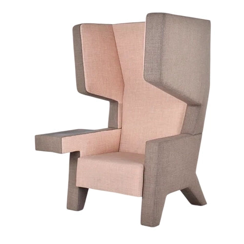 Prooff Ear chair taupe/roze