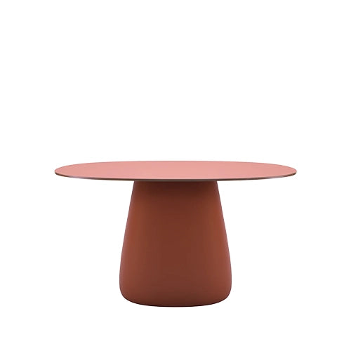Qeeboo Cobble tafel HPL 135cm terracotta
