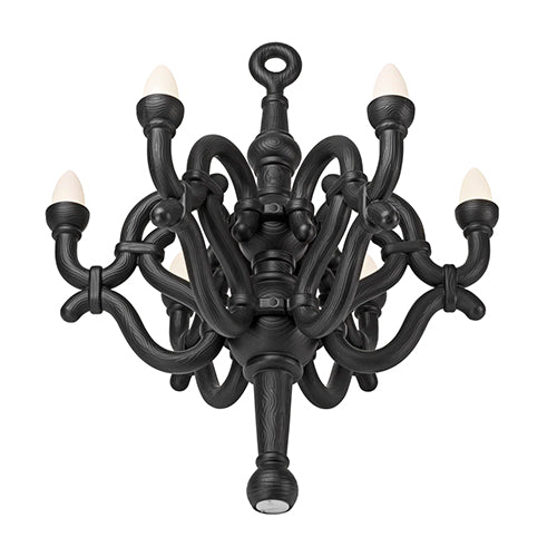 Qeeboo Fallen Chandelier XL lamp zwart