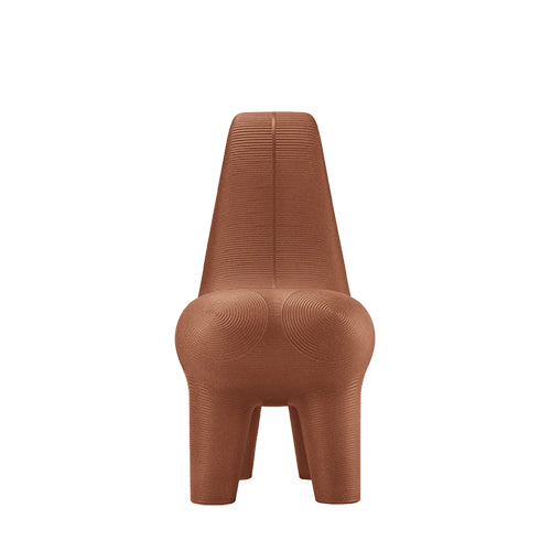 Qeeboo Ghoda chair terracotta oranje