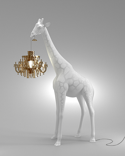 qeeboo giraffe lamp wit