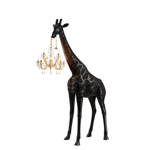 Qeeboo Giraffe lamp 265cm zwart