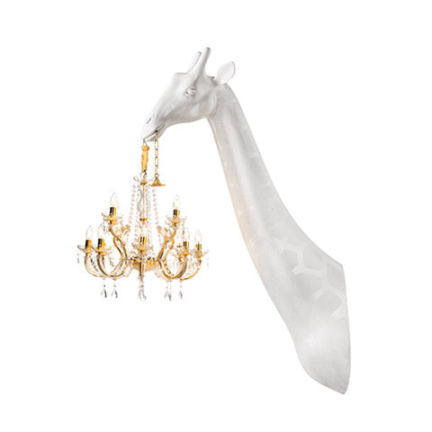 Qeeboo Giraffe wandlamp wit