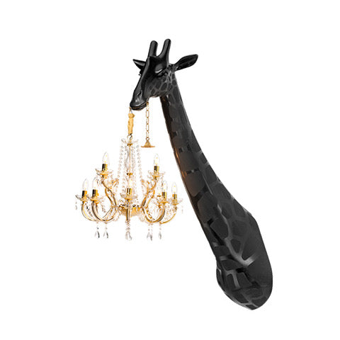 Qeeboo Giraffe wandlamp zwart
