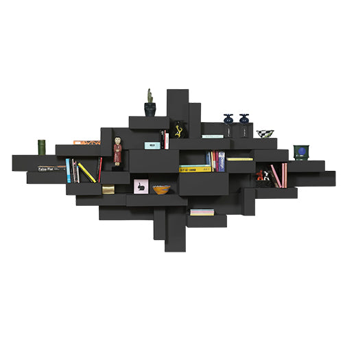 Qeeboo Primitive boekenkast zwart